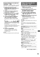 Предварительный просмотр 69 страницы Sony CDXGT530UI - CD Receiver MP3/WMA/AAC Player Operating Instructions Manual