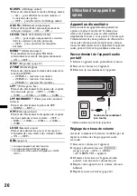 Предварительный просмотр 70 страницы Sony CDXGT530UI - CD Receiver MP3/WMA/AAC Player Operating Instructions Manual