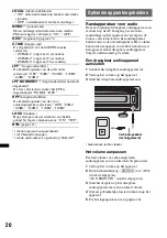 Предварительный просмотр 122 страницы Sony CDXGT530UI - CD Receiver MP3/WMA/AAC Player Operating Instructions Manual