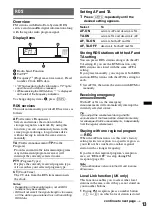 Предварительный просмотр 13 страницы Sony CDXGT640UI - MP3/WMA/AAC Player CD Receiver Operating Instructions Manual