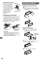 Предварительный просмотр 134 страницы Sony CDXGT640UI - MP3/WMA/AAC Player CD Receiver Operating Instructions Manual