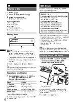 Предварительный просмотр 12 страницы Sony CDXM60UI - Marine CD Receiver MP3/WMA/AAC Player Operating Instructions Manual