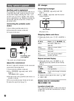 Предварительный просмотр 18 страницы Sony CDXM60UI - Marine CD Receiver MP3/WMA/AAC Player Operating Instructions Manual