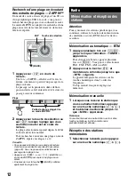 Предварительный просмотр 36 страницы Sony CDXM60UI - Marine CD Receiver MP3/WMA/AAC Player Operating Instructions Manual