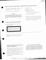 Предварительный просмотр 3 страницы Sony CDZ-1 Service Manual