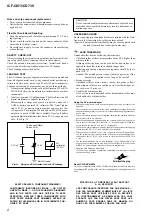 Предварительный просмотр 2 страницы Sony CF-CD73 Service Manual