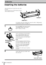 Preview for 6 page of Sony CF-SW1000T Operating Instructions Manual