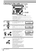 Preview for 8 page of Sony CF-SW1000T Operating Instructions Manual