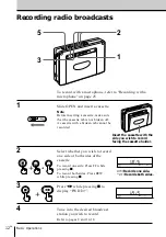 Preview for 12 page of Sony CF-SW1000T Operating Instructions Manual