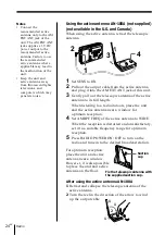 Preview for 24 page of Sony CF-SW1000T Operating Instructions Manual