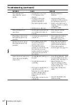 Preview for 44 page of Sony CF-SW1000T Operating Instructions Manual