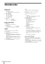 Preview for 222 page of Sony CF-SW1000T Operating Instructions Manual