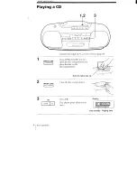 Предварительный просмотр 4 страницы Sony CFD-19 Operating Instructions Manual