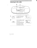 Предварительный просмотр 6 страницы Sony CFD-19 Operating Instructions Manual