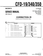 Preview for 34 page of Sony CFD-19 Service Manual