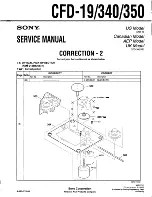 Preview for 35 page of Sony CFD-19 Service Manual