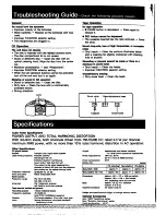 Предварительный просмотр 6 страницы Sony CFD-22 - Cd Radio Cassette-corder Operating Instructions Manual