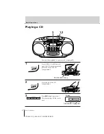 Предварительный просмотр 4 страницы Sony CFD-360 Operating Instructions Manual