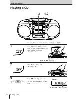 Preview for 4 page of Sony CFD-370 Operating Instructions Manual