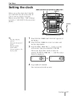 Preview for 19 page of Sony CFD-370 Operating Instructions Manual