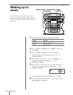 Preview for 20 page of Sony CFD-370 Operating Instructions Manual