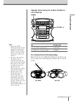 Preview for 39 page of Sony CFD-370 Operating Instructions Manual