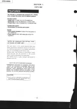 Предварительный просмотр 3 страницы Sony CFD-444L Service Manual