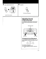 Предварительный просмотр 21 страницы Sony CFD-470 - Boombox With Cd Operating Instructions Manual