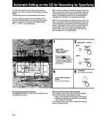 Предварительный просмотр 24 страницы Sony CFD-470 - Boombox With Cd Operating Instructions Manual