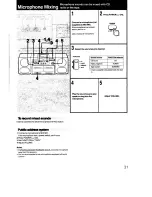 Предварительный просмотр 31 страницы Sony CFD-470 - Boombox With Cd Operating Instructions Manual