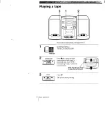 Предварительный просмотр 8 страницы Sony CFD-503 Operating Instructions Manual