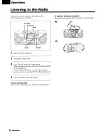 Предварительный просмотр 6 страницы Sony CFD-510 Operating Instrucktions