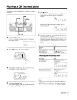 Предварительный просмотр 7 страницы Sony CFD-510 Operating Instrucktions