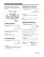 Предварительный просмотр 9 страницы Sony CFD-510 Operating Instrucktions