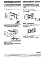 Preview for 7 page of Sony CFD-530 Operating Instructions Manual