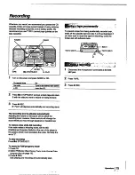 Preview for 15 page of Sony CFD-560 Operating Instructions Manual