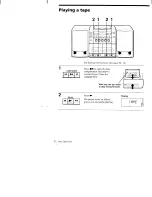 Предварительный просмотр 8 страницы Sony CFD-575 - 3 Piece Cd/radio Cassette Operating Instructions Manual