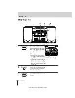 Preview for 4 page of Sony CFD-646 Operating Instructions Manual