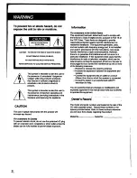 Preview for 2 page of Sony CFD-758 Operating Instructions Manual