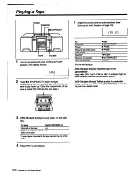 Preview for 22 page of Sony CFD-758 Operating Instructions Manual