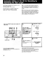 Preview for 26 page of Sony CFD-770 Operating Instructions Manual