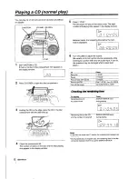 Preview for 6 page of Sony CFD-970 Operating Instructions Manual