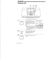 Preview for 4 page of Sony CFD-C1000 - Boombox With Cd Operating Instructions Manual