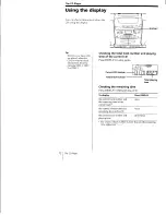 Preview for 12 page of Sony CFD-C1000 - Boombox With Cd Operating Instructions Manual