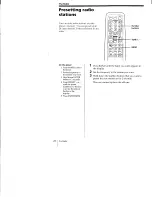 Preview for 20 page of Sony CFD-C1000 - Boombox With Cd Operating Instructions Manual