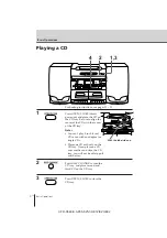 Предварительный просмотр 4 страницы Sony CFD-C646 Operating Instructions Manual