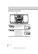 Предварительный просмотр 6 страницы Sony CFD-C646 Operating Instructions Manual