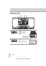 Предварительный просмотр 8 страницы Sony CFD-C646 Operating Instructions Manual