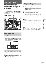 Preview for 17 page of Sony CFD-CD777S MK2 Operating Instructions Manual