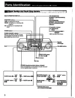 Предварительный просмотр 6 страницы Sony CFD-DW250L Operating Instructions Manual